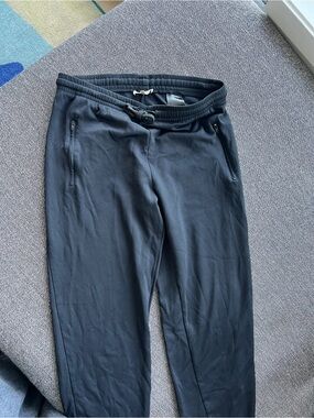 Filippa K Black Tappered Track Pants